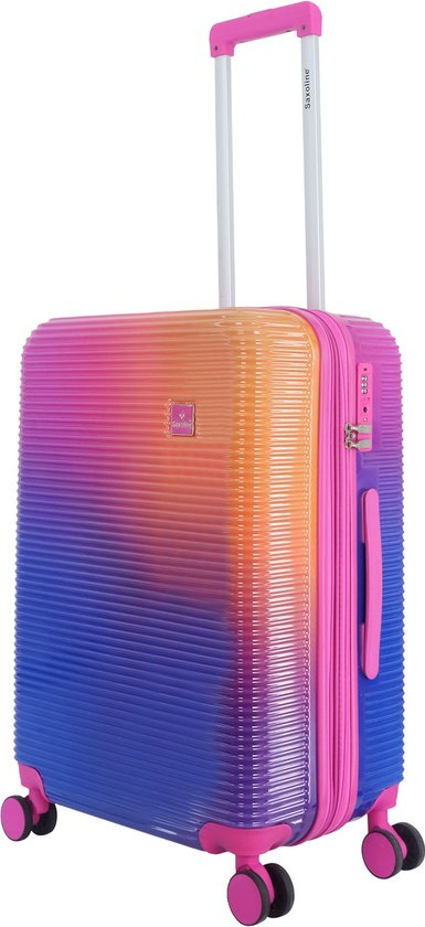 Saxoline - Twist | Chariot Valise Rigide - Medium - Fuchsia - Fuchsia