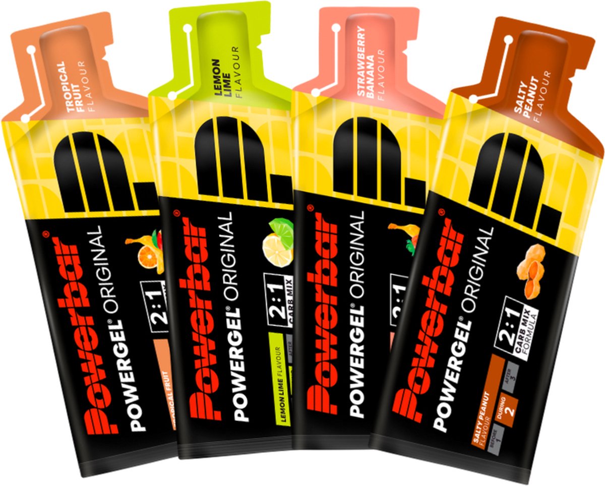 Goedkoopste Powerbar Energiegels | PowerGel Original | mix van smaken 24x41g