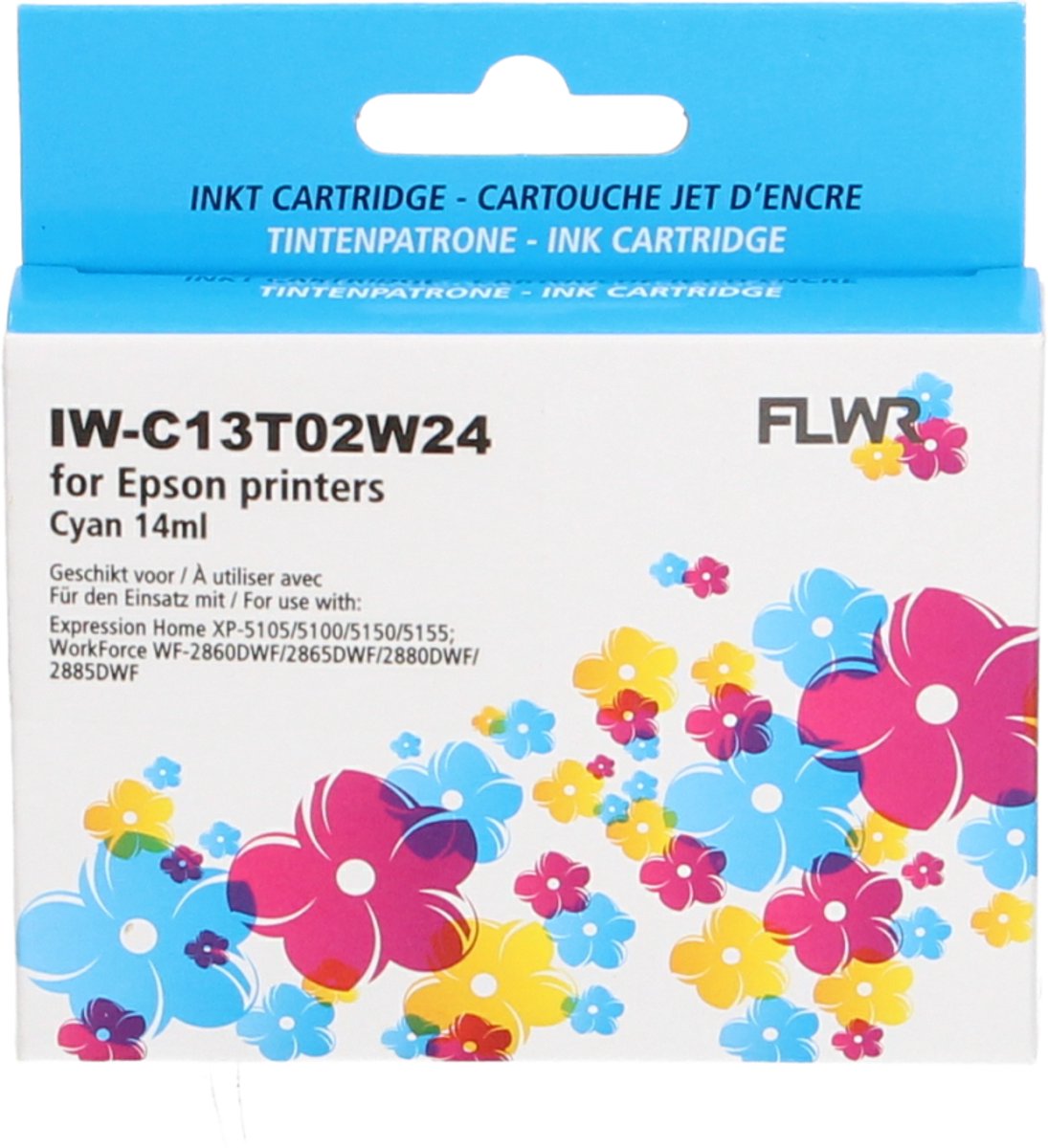 FLWR - Inktcartridge / 502XL / Cyaan - Geschikt voor Epson