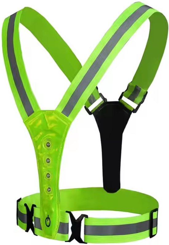 ISEYOU Reflecterend hardloopvest, lichtgewicht ademend vest met