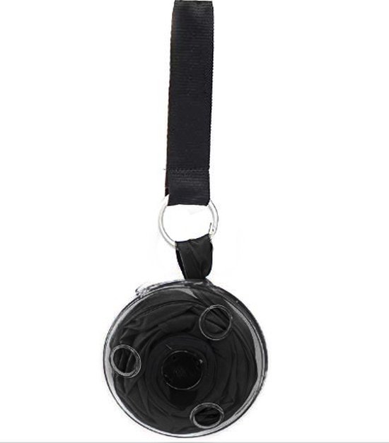 Shopper - Boodschappentas - Schoudertas - Opvouwbaar - Zwart