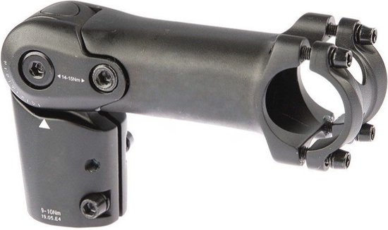 CYSKY Verstelbare stuurpen 31,8 60 mm/80 mm/93 mm 0-90 graden verstelbare MTB stuurpen verstelbare fietsstuurpen voor mountainbike racefiets BMX stadsfietsen (rood, 93 mm