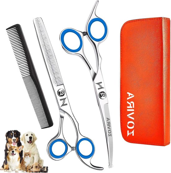 DaizySight Hondentrimhangmat – Maat L, Blauw, Geschikt Tot 16 Kg, Incl. Nagelknipper, Kam & Vijl, 6-delig