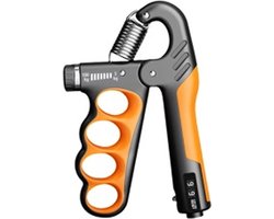 (Flexpert) (hand trainer) (handknijper) (hand trainer) (geel) (5-100kg) (digitale teller)