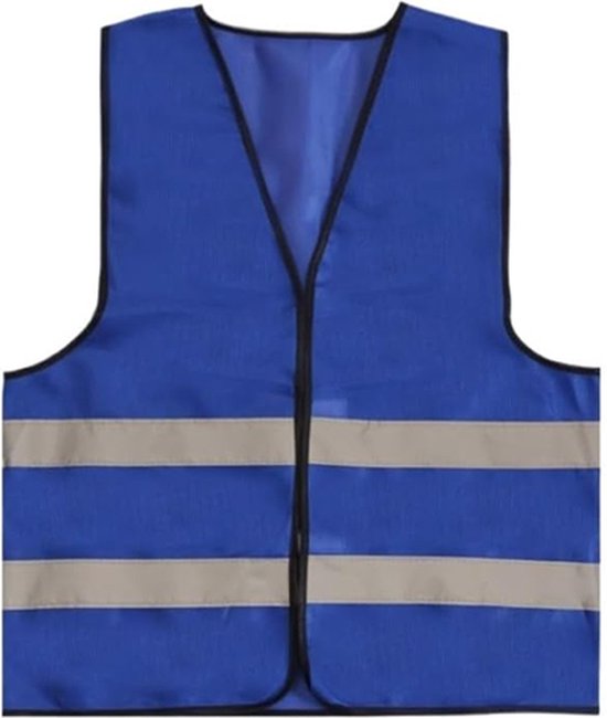 Doodadeals® - 1x Gilet de sécurité pour enfant - Gilet de sécurité Enfants - Voiture - Gilets bleus