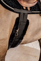 Kentucky Horsewear - Singel wol / bont zwart/zwart 115cm