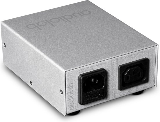 Audiolab DC-Block Set van 2 - Verbeterde Audioprestaties - Schone Stroom - Zilver