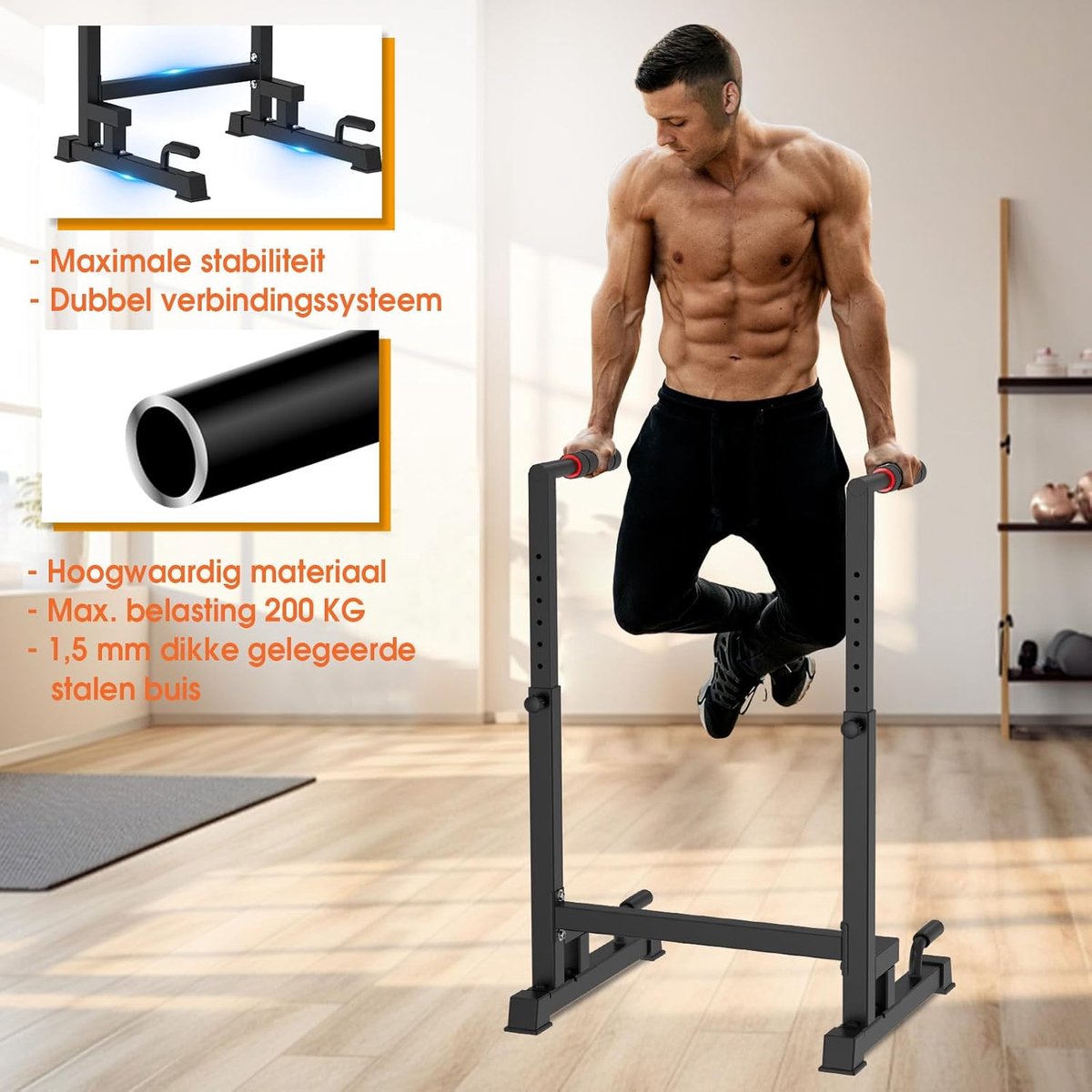 DH DH FitLife Dip Bars - afbeelding 5