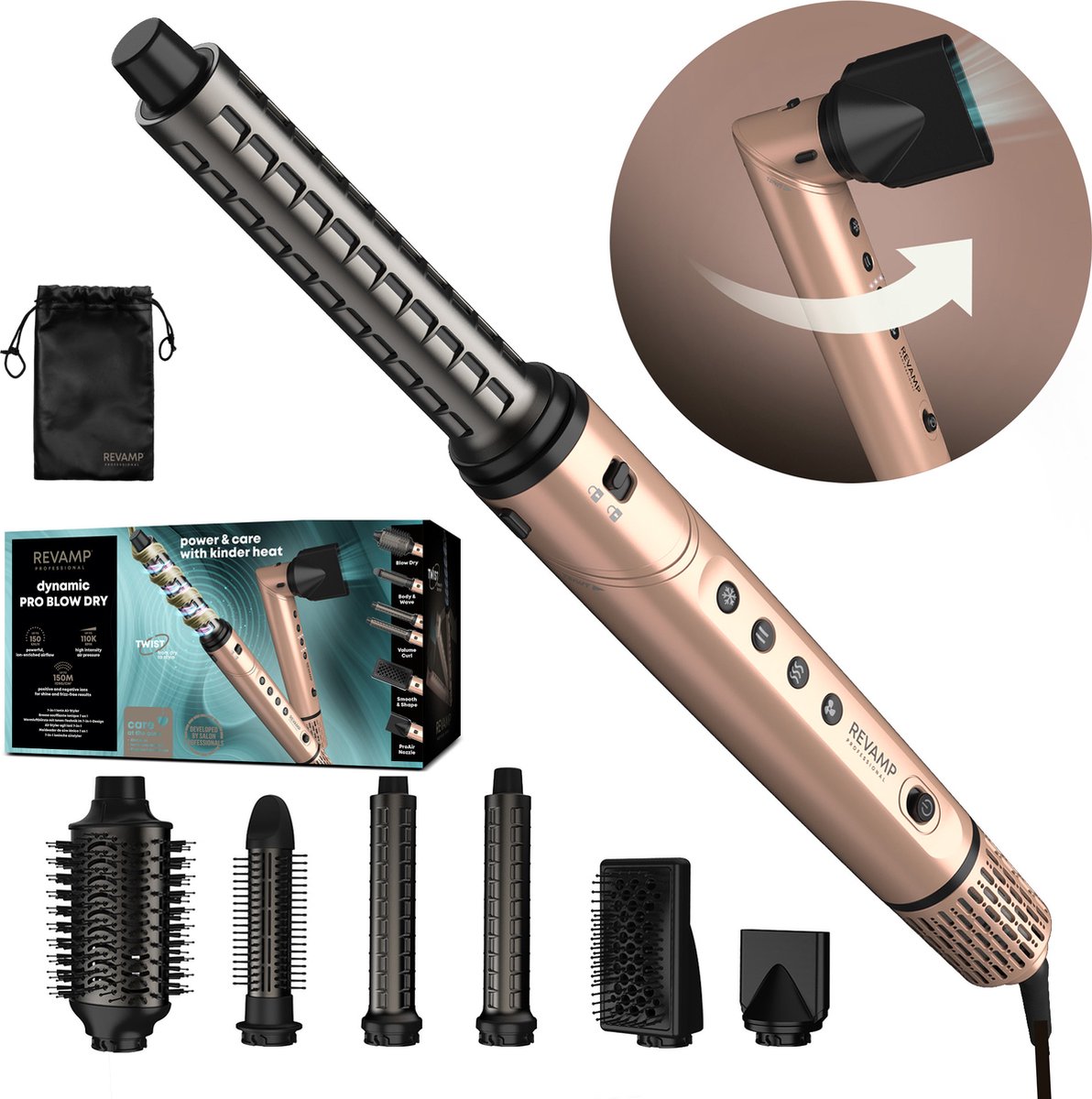 Revamp Dynamic Radiance Pro Blow Dry 7-in-1 DR-2850GD