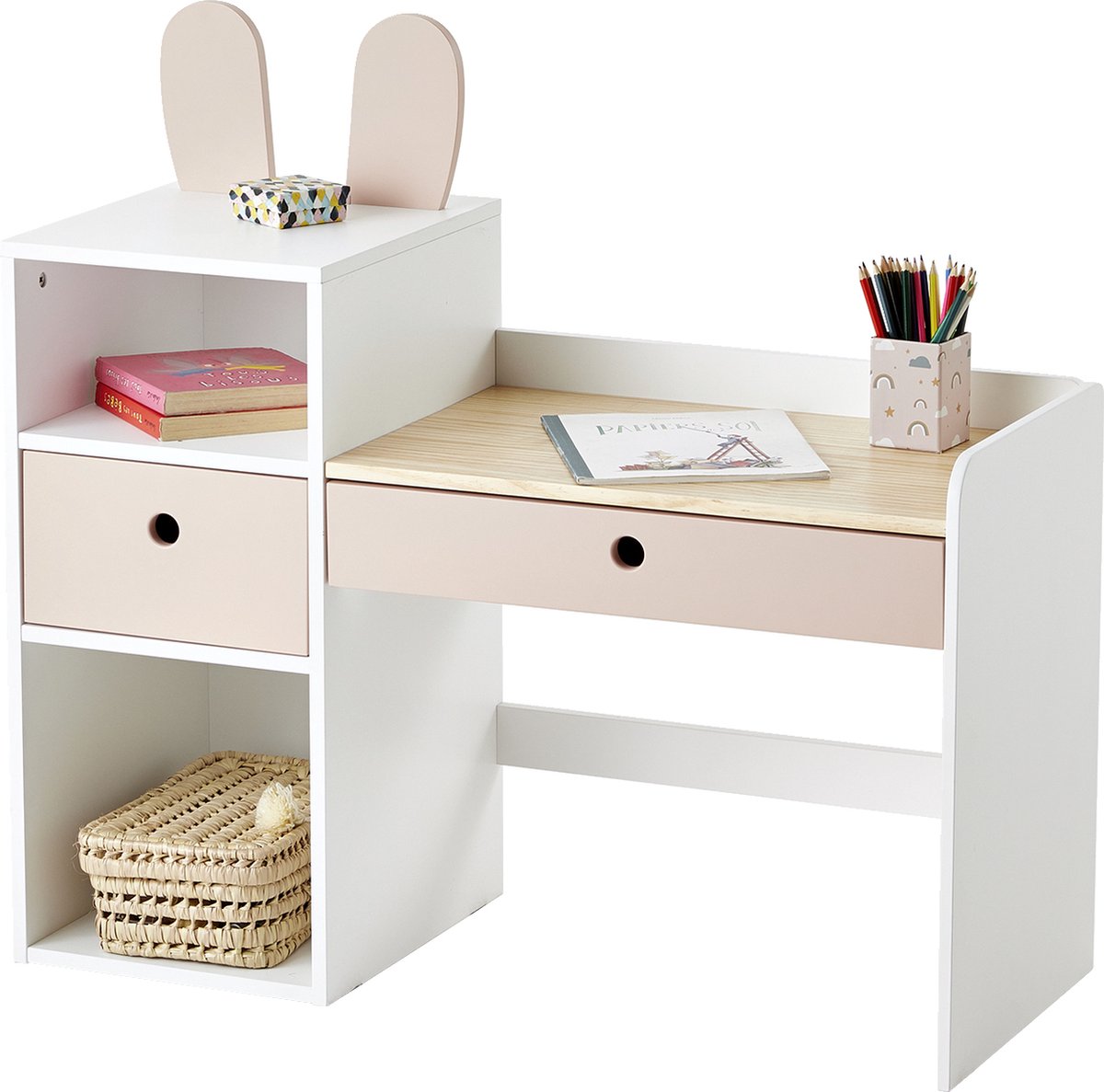 Vertbaudet Bureau Bunny - basisschool - 88,2x40x94,3cm