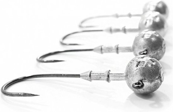 BIG GAME Puncher Jighead #6/0 - 14g - 4 stuks - Loodkop voor Roofvissen - voor grote Shads & Softbaits van Fox Rage — afbeelding 2