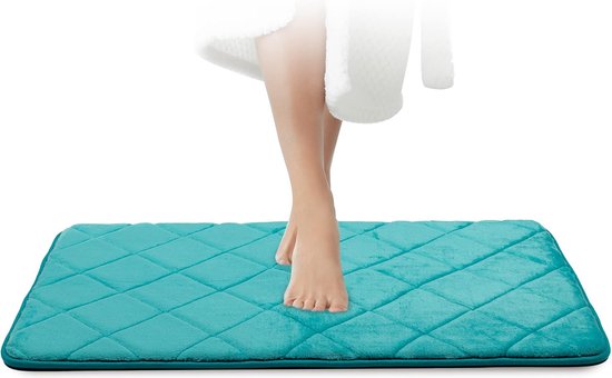 WONGS BEDDING Wafelbadmat, super absorberend, antislip, wasbaar, met