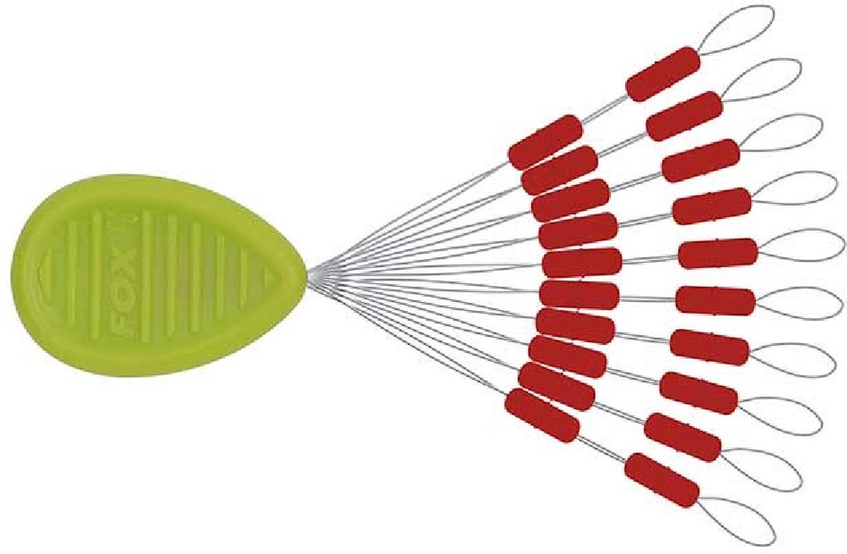 Fox Rage Predator Float Stops Red
