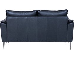 Giga Meubel 2-Zits Bank Soul - Zwart - Leer - 160x90x88cm