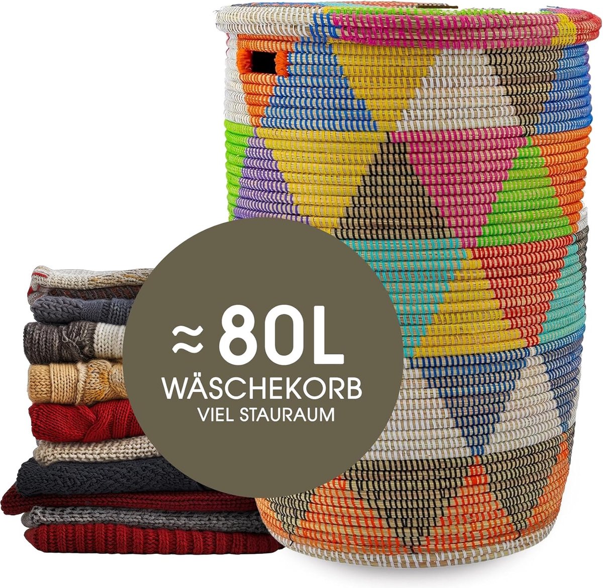 Goedkoopste Selbro ® Luxe en Ruime Wasmand met Deksel - Stijlvol en Functioneel Ontwerp voor Elke Ruimte