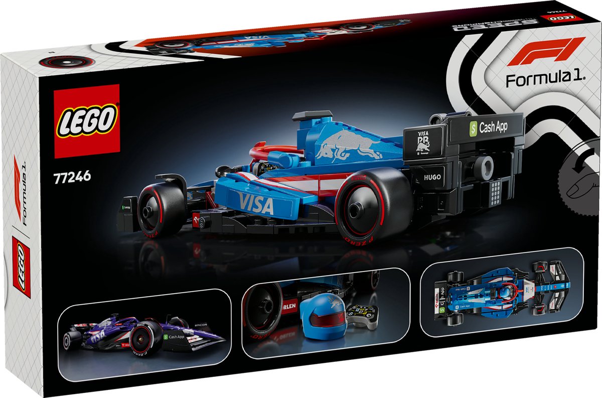 LEGO Speed Champions Visa Cash App RB VCARB 01 F1 racewagen Set - 77246 — afbeelding 13