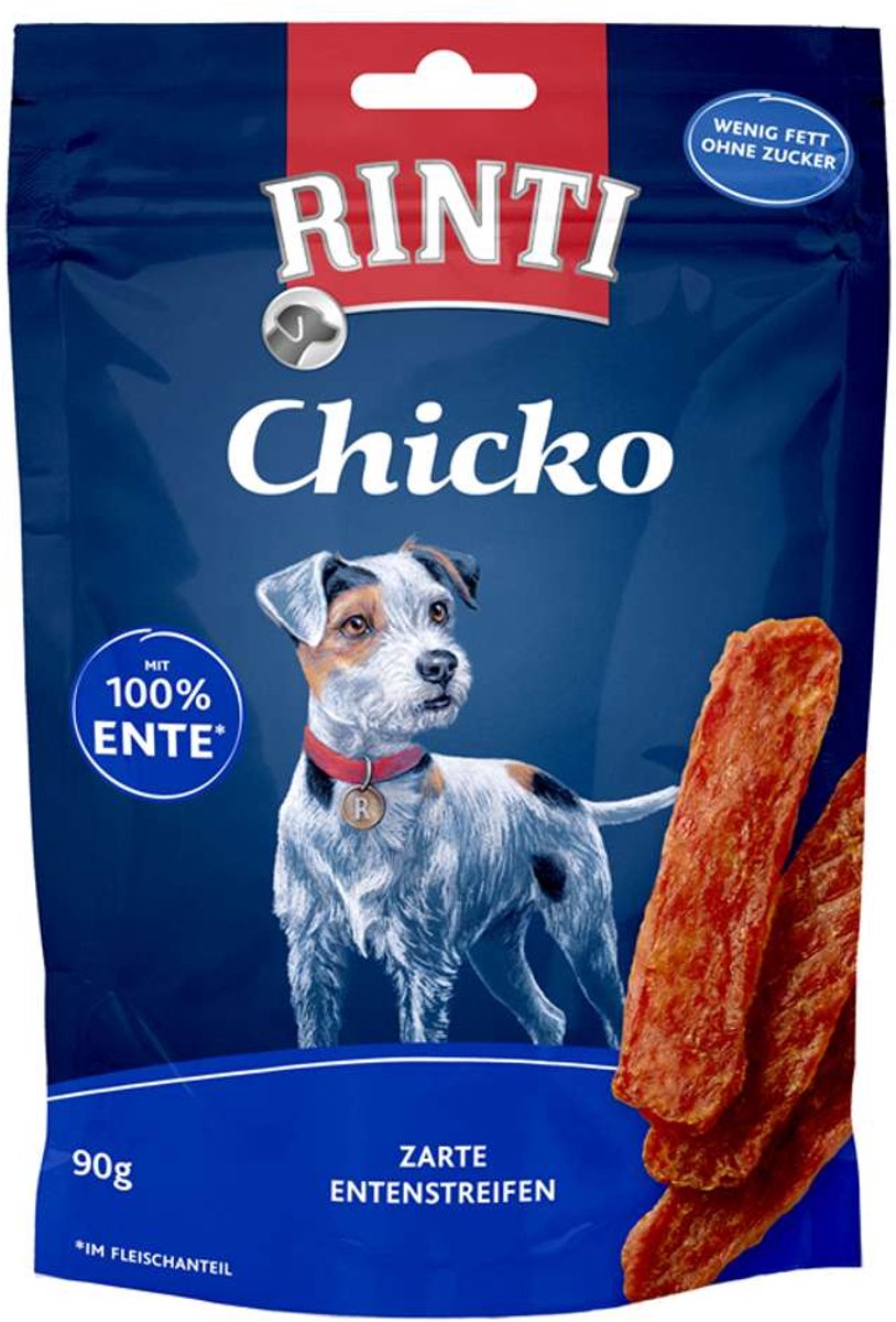 Rinti - Chicko eendenreepjes - 12x90g