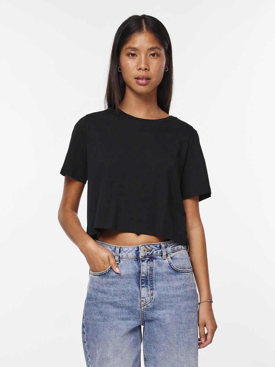 Pieces Cropped T-shirt PCSARA
