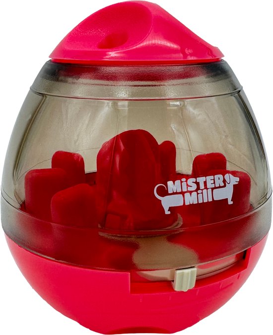 Mister Mill Voer Ei - Interactieve hond - Honden speelgoed intelligentie - Snackbal Hond - Voerbal - Snackbal Kat - Voer EI