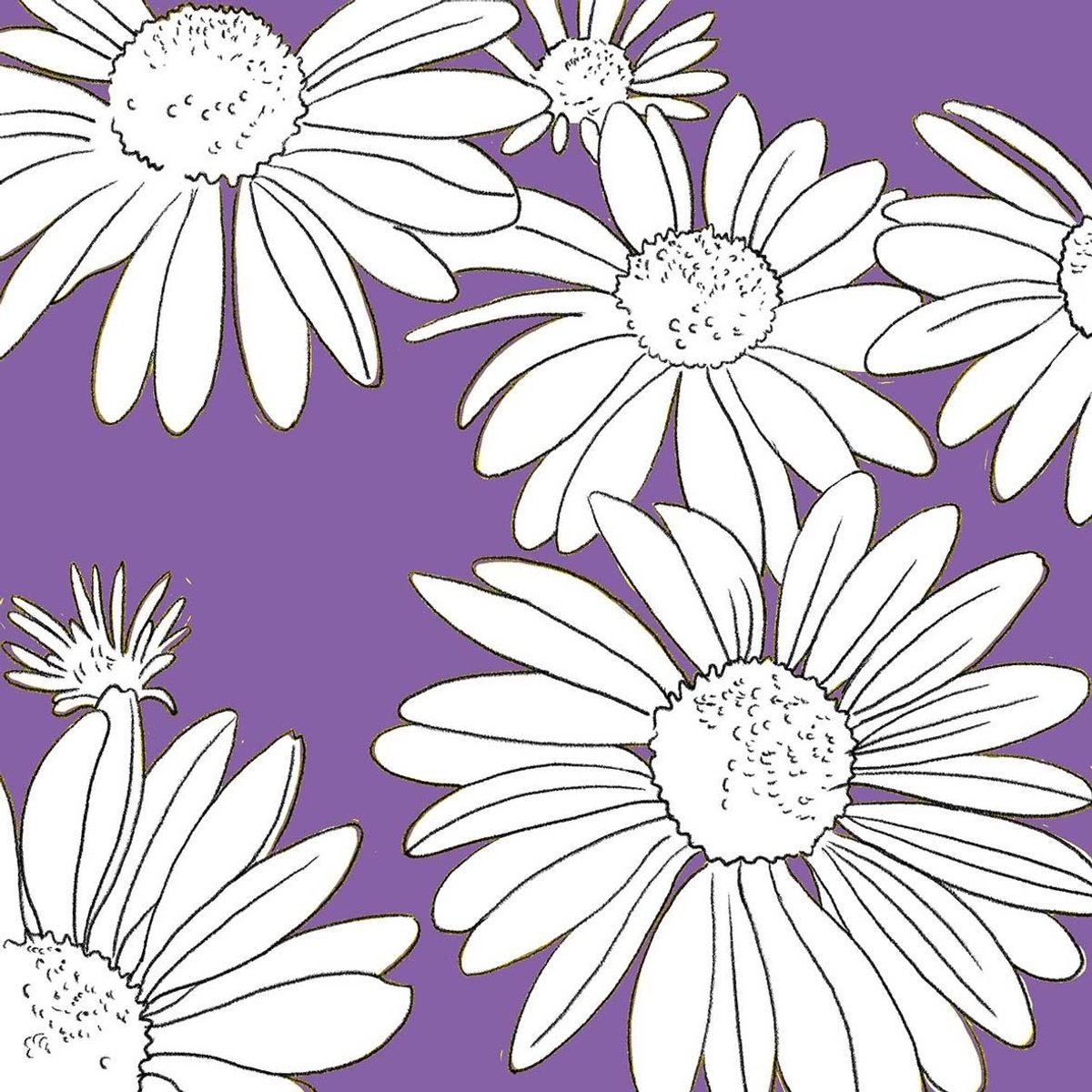PPD - lunch servetten - Peggy purple