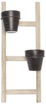 Bloempotten aan ladder H 49 cm. Plantenstandaard