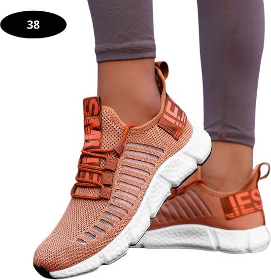 Nivard Tennisschoenen - Heren - Dames - Tenniskleding - Indoor - Outdoor - Khaki - Maat 38