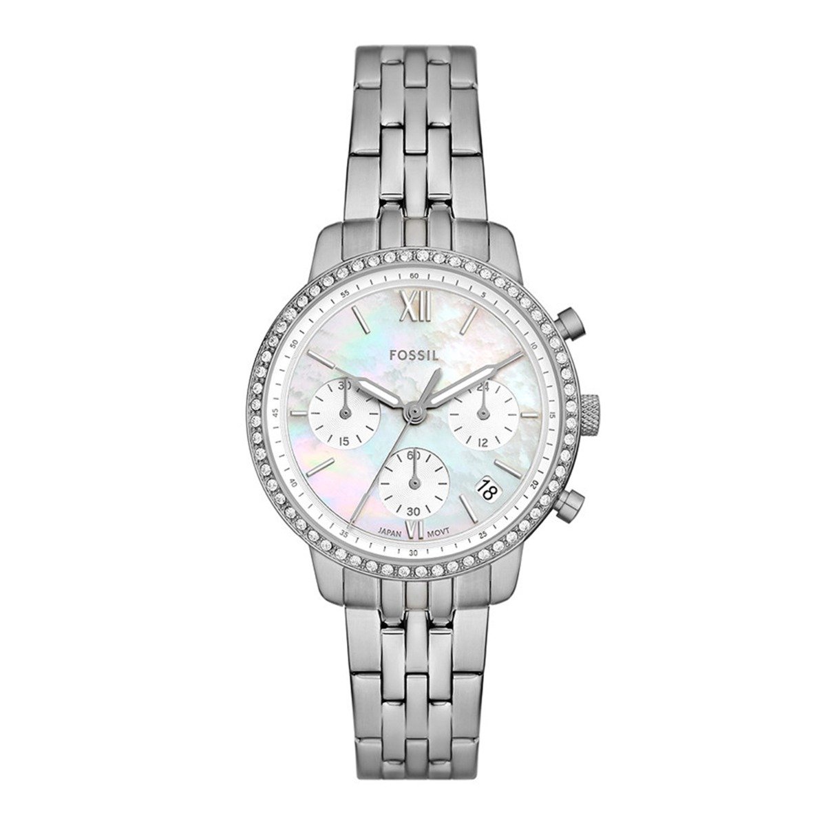 Fossil ES5357 Dames Horloge - Zilverkleurig