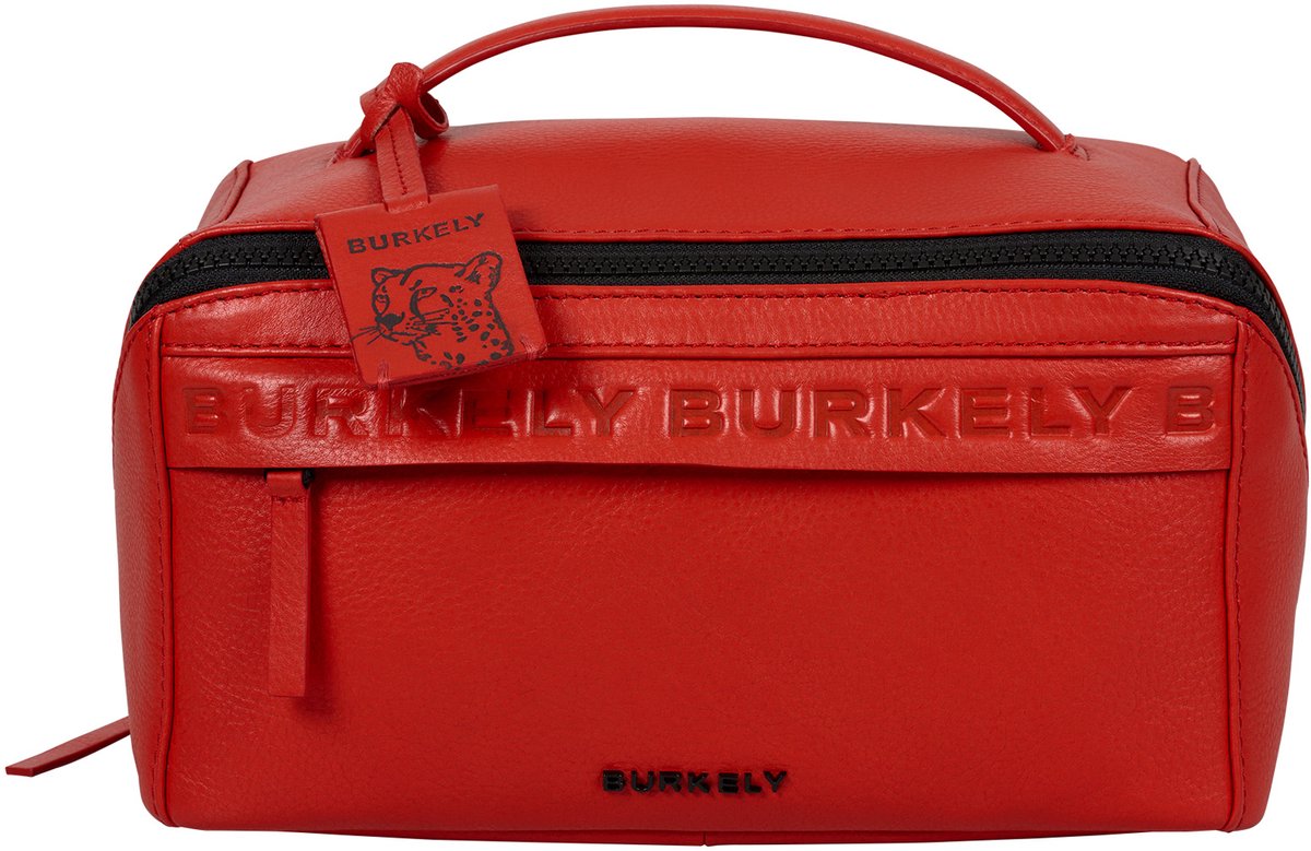 Burkely Minimal Mason Toiletry Bag - Toilettas - Volwassenen - Rood