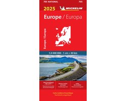 Nationale kaarten Michelin - Michelin Wegenkaart 705 Europa 2024