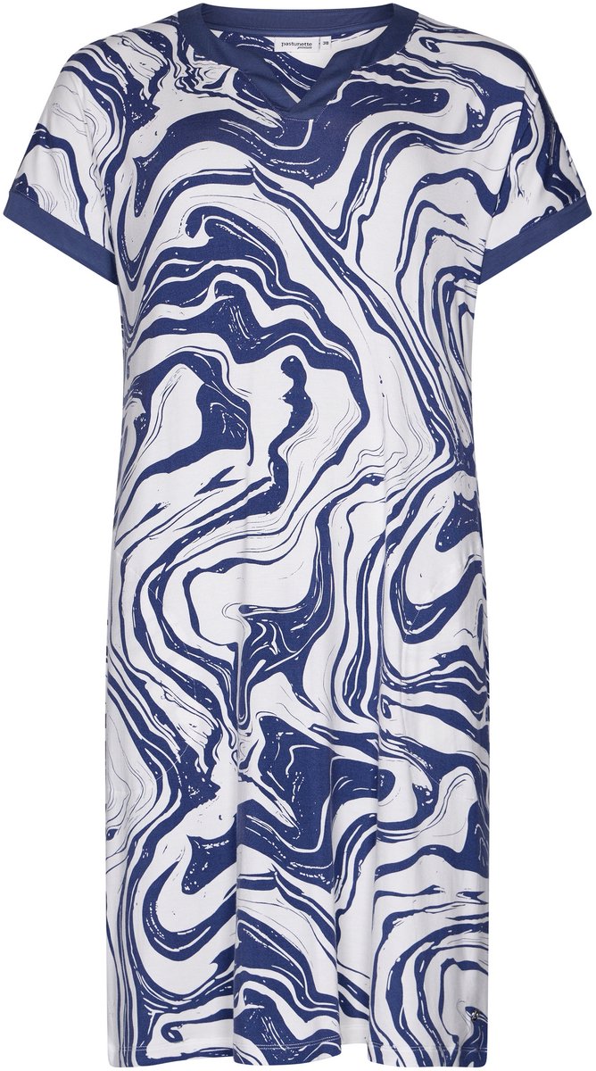 Dames Nachthemd Pastunette Premium - Marble - Viscose - Maat 46