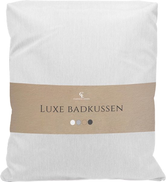 Badkussen – Luxe badkussens voor in bad – Dik en comfortabel Spa Kussen voor Hoofd, Hek en Rug – Hoofdsteun bad voor een spa ervaring thuis – Wasbare snel drogende Nekkussen Bad – Badkussen Wit