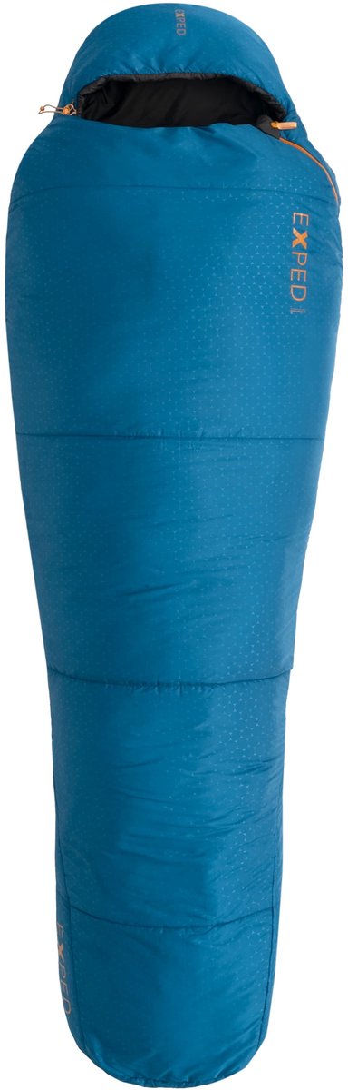 Exped Deepsleep (5°C) - Large - Slaapzak Mummymodel - Deapsea blauw / Moraine bruin