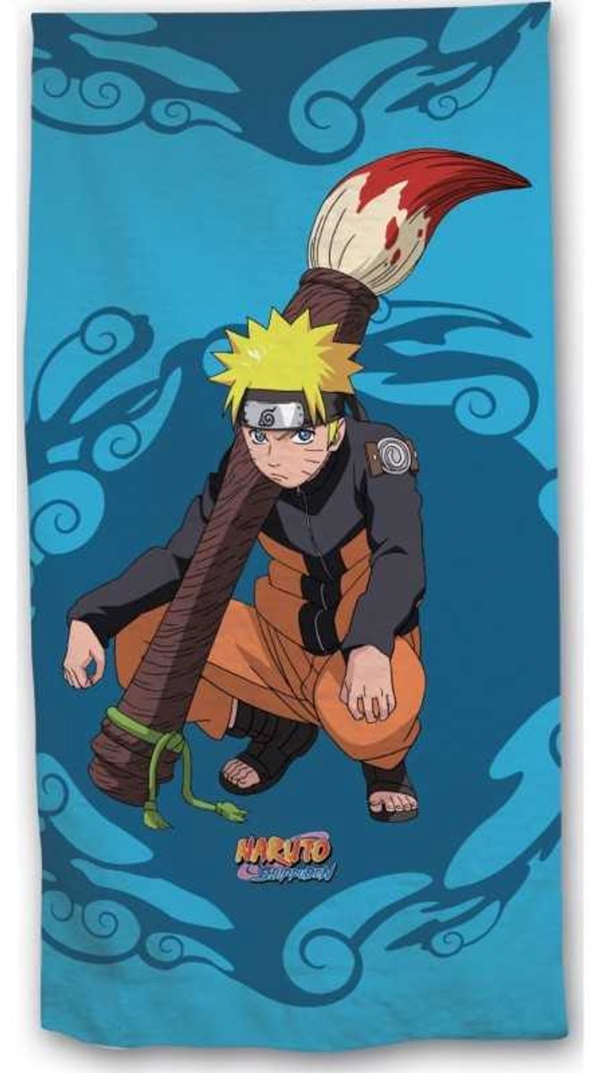 Naruto - Strandlaken - Badlaken - Handdoek - 70x140Cm - Sneldrogend Microvezel