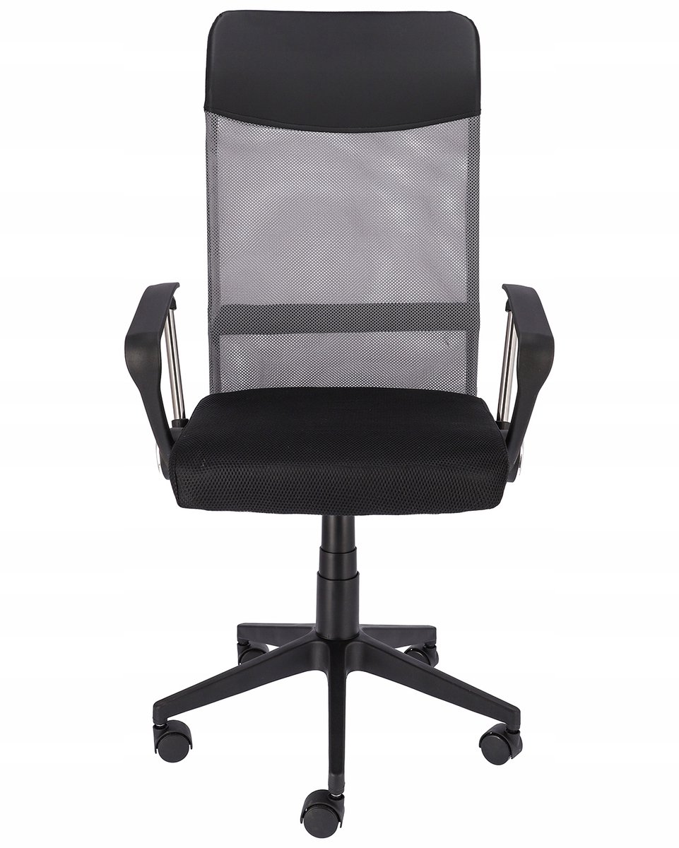 Draaistoel ZOOM – grijs eco-leer - Draaistoel - €49,99