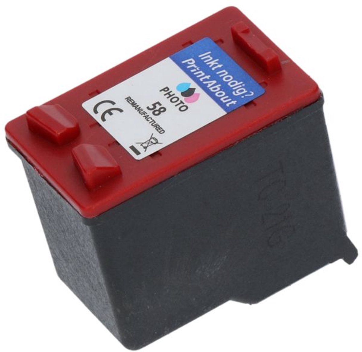 PrintAbout Huismerk HP 58 (C6658A) Inktcartridge Foto kleuren