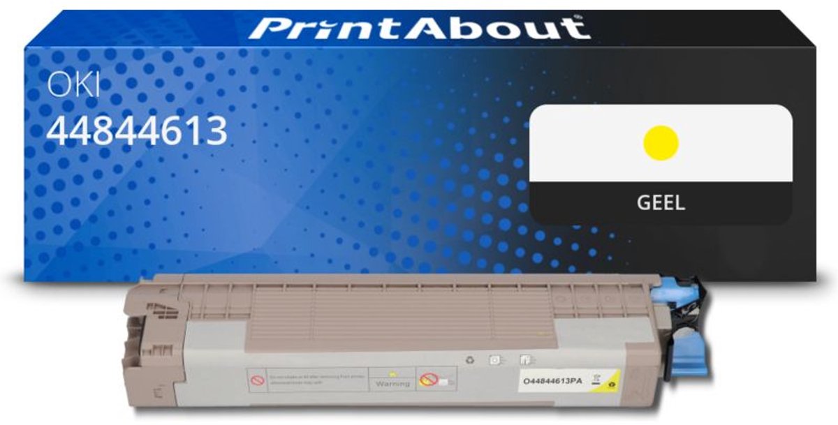 PrintAbout - Alternatief voor de Oki 44844613 / geel
