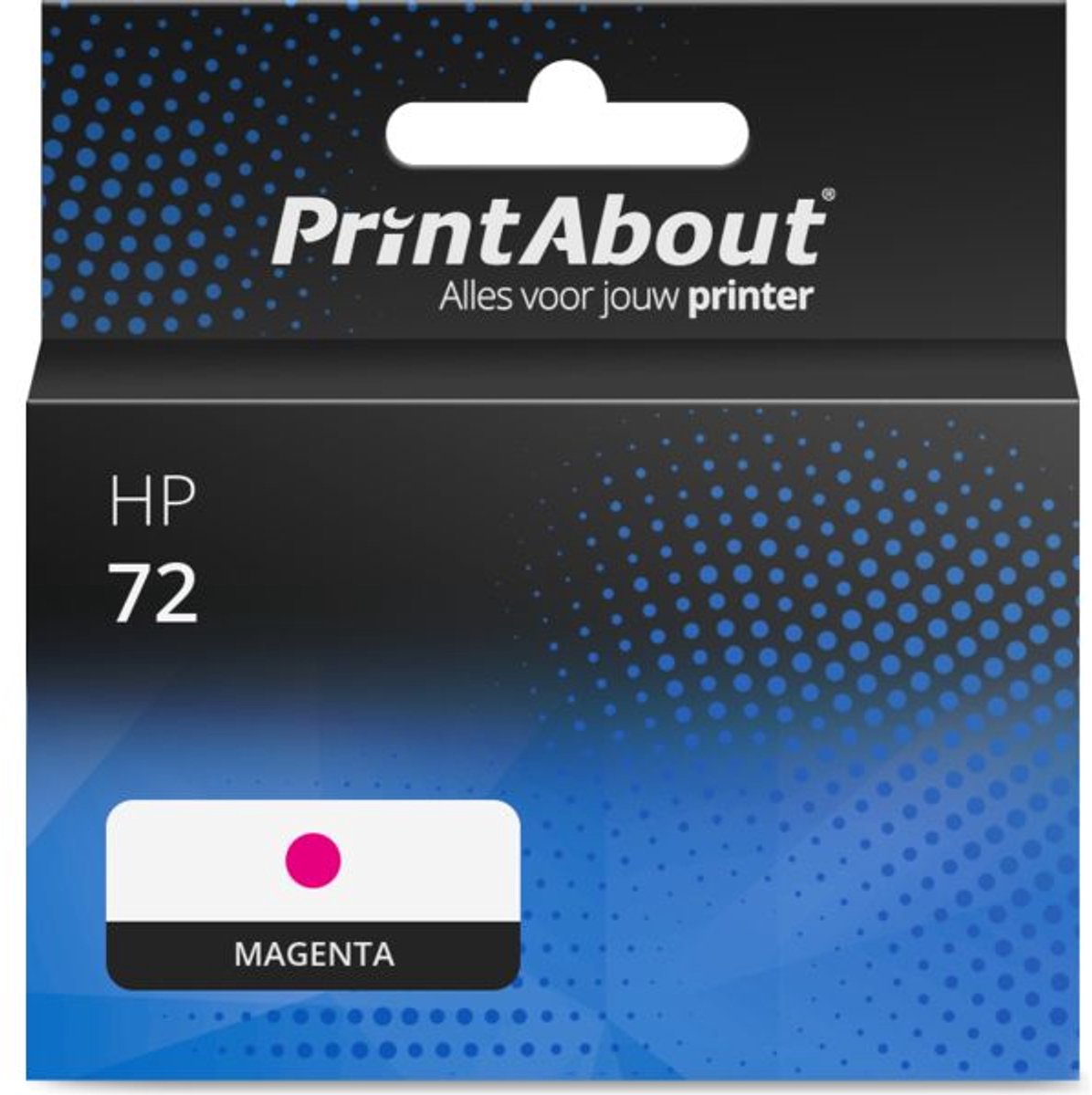 PrintAbout huismerk Inktcartridge 72 (C9372A) Magenta geschikt voor HP