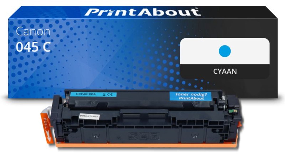 PrintAbout Huismerk Canon 045 C Toner Cyaan