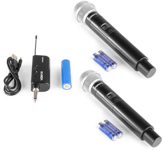 Ensemble karaoké - Ensemble karaoké Vonyx pour adultes - Avec 2 micros sans fil et supports - 1000W