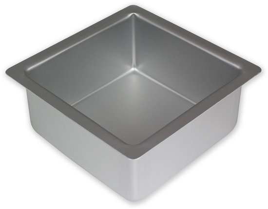 PME Diepe Vierkante Bakvorm 20x20x7,5cm