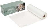 BrandNewCake® Wegwerp Spuitzak 55cm - Transparant Spuitzakken - Rol van 100 stuks - Stevige Garneerspuit