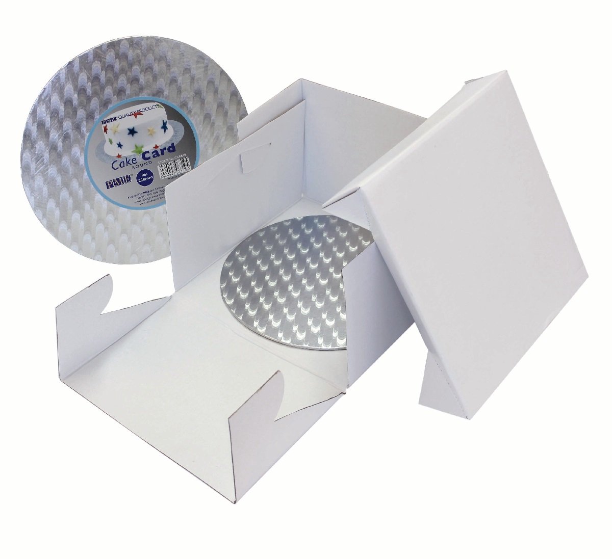 PME Cake Box & Round Cake Board (3mm) 35x35x15 cm