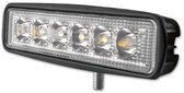 Projecteur de travail à LED Projecteur 18 Watt - Led - Projecteur de travail - Éclairage de travail - Beaucoup de lumière - Voiture - Bus - Feu de recul - Projecteur de travail