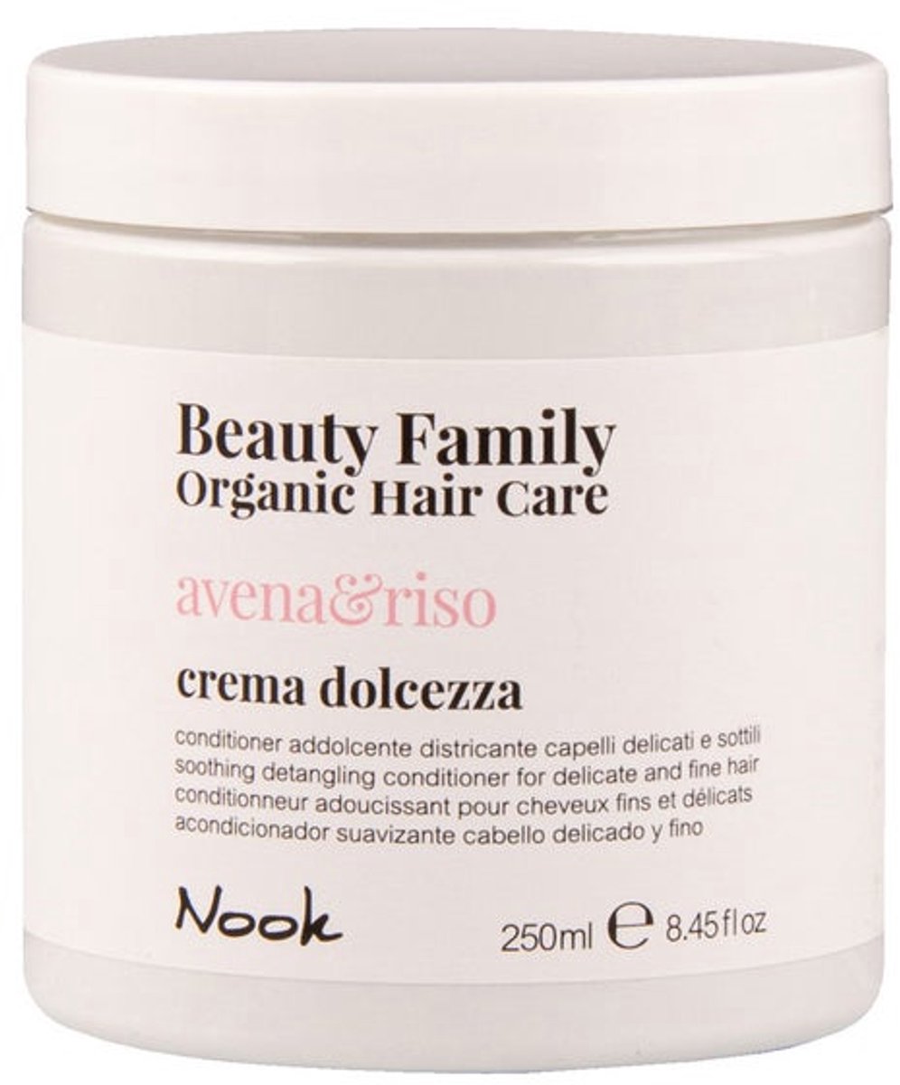 Nook Beauty Family Organic Hair Care Avena&Riso Crema Dolcezza 250ml