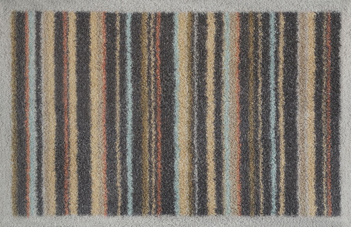Kleen-Tex Turtle Wasbare Deurmat - Hawthorn Stripe - 40 x 60 cm