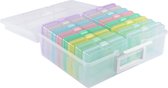 Opbergbox Vaessen Creative Pastel – 37,50 x 30 x 13 cm – Incl. 16 Cassettes