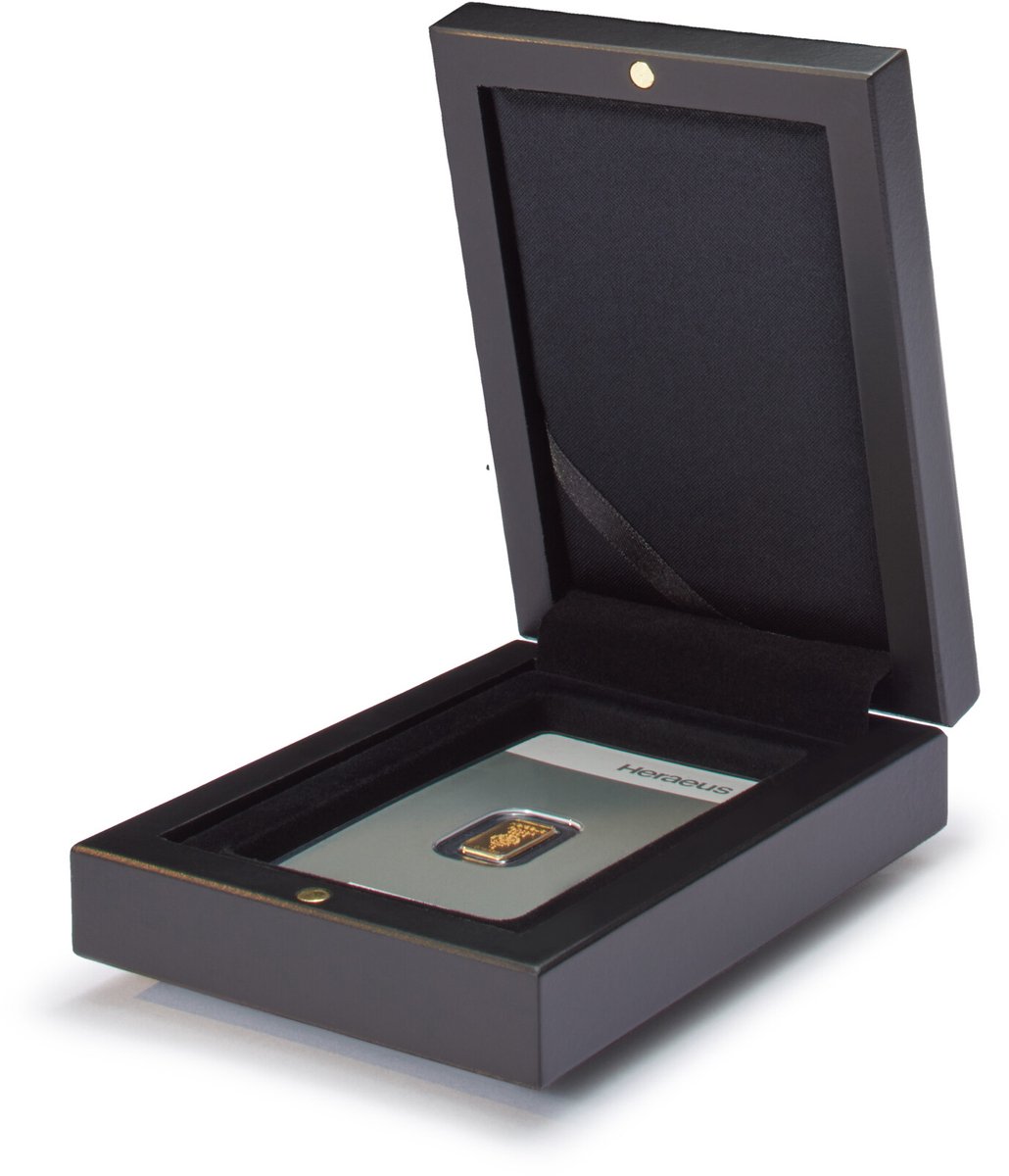 Munten box, Volterra - voor Coin-card/Goudbaar-blister 54x86 mm.
