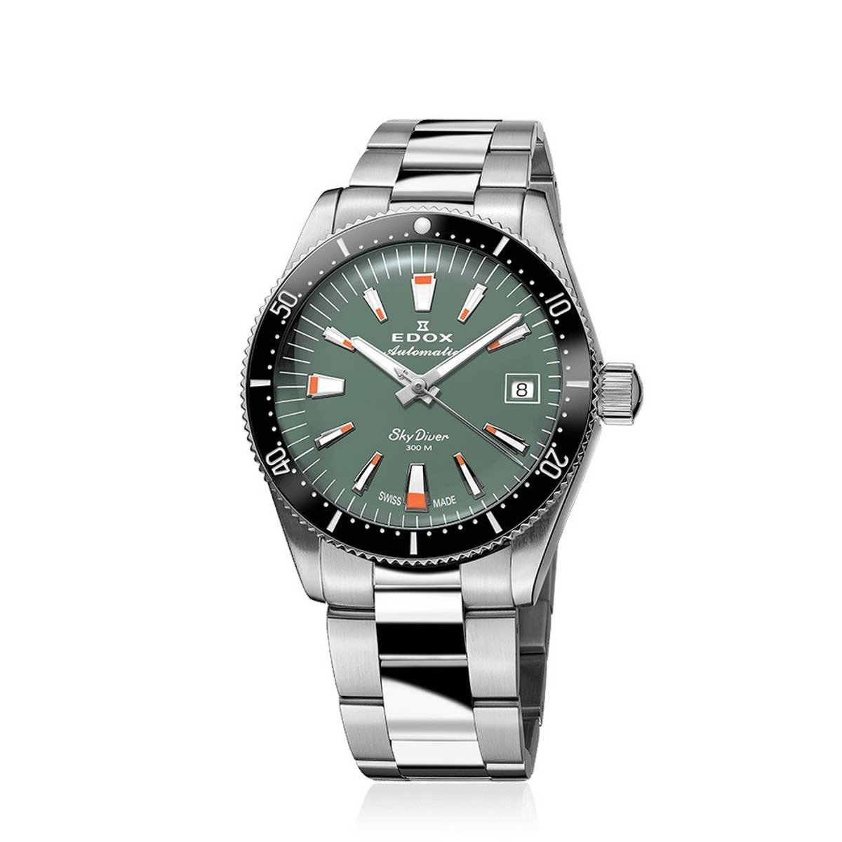 EDOX Skydiver Automatic Lady 80131-3NM-VI vrouwen horloge