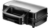 Bol.com MPM 3-in-1 RVS Tosti-ijzer Contactgrill en Wafelijzer inclusief Uitneembare Platen met Antiaanbaklaag en Automatische Te... aanbieding