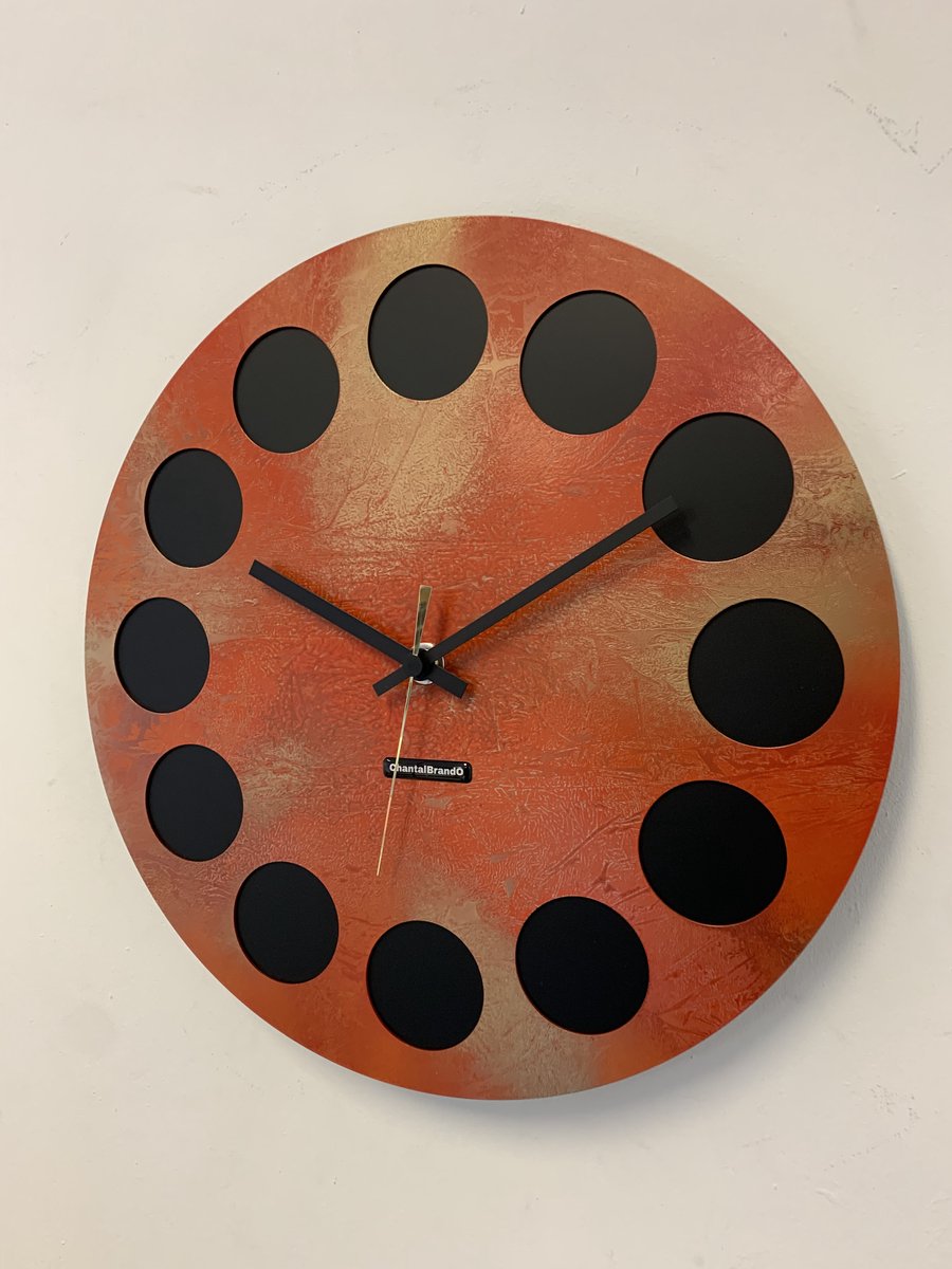 MOSACLOCK RED LABEL Wandklok Modern Industrieel Design